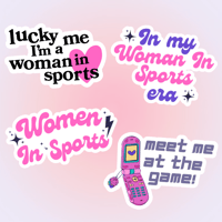 Image 1 of Women In Sports Stickers