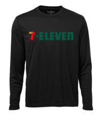 Image 3 of 7-11 Long Sleeve T-Shirt  Line Logo
