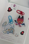 angel/devil acrylic charm