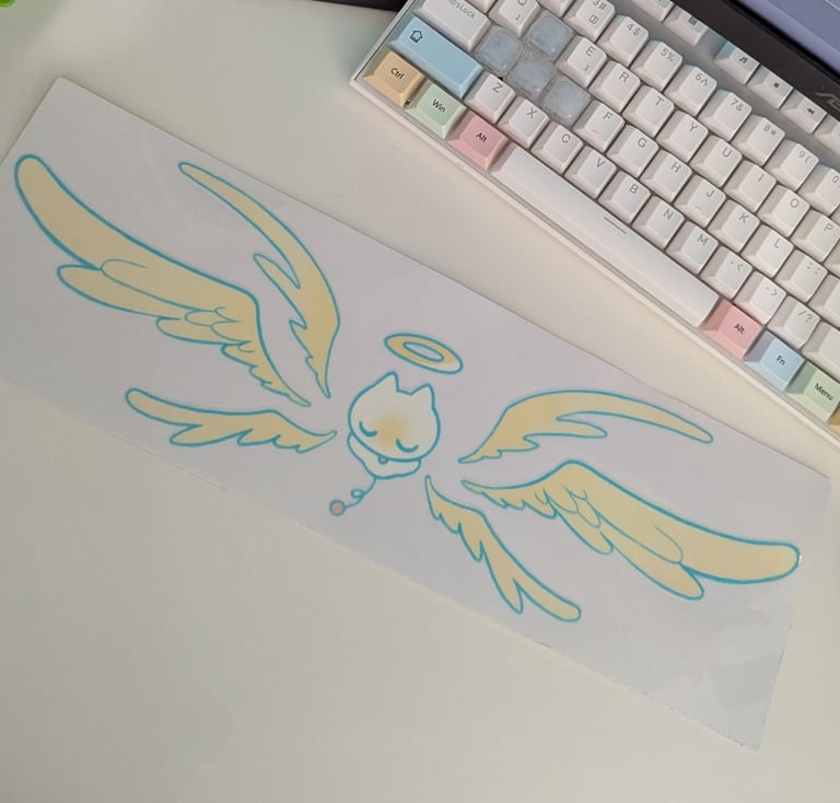 sea angel transfer sticker Image 4