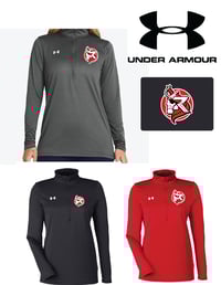 LADIES Under Armour Team Tech™ Quarter-Zip Pullover