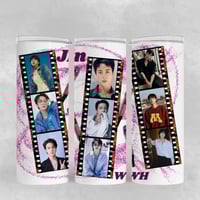 Image 1 of Jin Coffee Tumbler 20oz | KPop Gift, Cute Mug for Fans, Perfect for Coffee &amp; Tea Lovers
