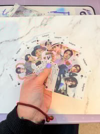 Image 1 of Taehyhung V Photo Cards - PVC Clear Instagram Profile, BTS Collectible, K-Pop Merchandise Gifts f...