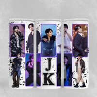 Image 1 of Jungkook Coffee Tumbler 20oz - JK KPop Gift, Cute Mug for Fans, Perfect for Coffee &amp; Tea Lovers