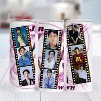 Image 2 of Jin Coffee Tumbler 20oz | KPop Gift, Cute Mug for Fans, Perfect for Coffee &amp; Tea Lovers