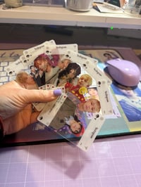 Image 2 of Taehyhung V Photo Cards - PVC Clear Instagram Profile, BTS Collectible, K-Pop Merchandise Gifts f...