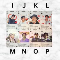 Image 4 of Taehyhung V Photo Cards - PVC Clear Instagram Profile, BTS Collectible, K-Pop Merchandise Gifts f...