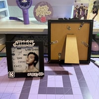 Image 2 of 3D Jimin Shadow Box Frame K-Pop Fan Decor, Handmade Shadowbox