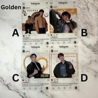 Image 3 of Jungkook  Photo Cards - PVC Clear Instagram Profile, BTS Collectible, K-Pop Merchandise Gifts for...