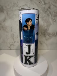 Image 5 of Jungkook Coffee Tumbler 20oz - JK KPop Gift, Cute Mug for Fans, Perfect for Coffee &amp; Tea Lovers