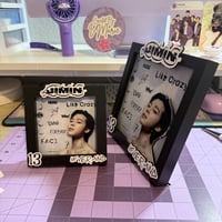 Image 3 of 3D Jimin Shadow Box Frame K-Pop Fan Decor, Handmade Shadowbox