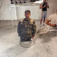 Image 5 of Taehyung Standee - Acrylic K-Pop Collectible Decor, BTS Fan Art, Cute Table Display, Gift for ARM...