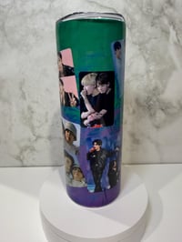 Image 5 of Taehyung and Jungkook  Coffee Tumbler 20oz - Taekook KPop Gift, Cute Mug for Fans, Perfect for Co...