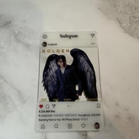Image 5 of Jungkook  Photo Cards - PVC Clear Instagram Profile, BTS Collectible, K-Pop Merchandise Gifts for...
