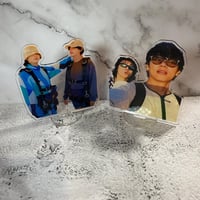 Image 7 of Jungkook and Taehyung Standee - Acrylic K-Pop Collectible Decor, BTS Fan Art, Cute Table Display,...
