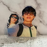 Image 8 of Jungkook and Taehyung Standee - Acrylic K-Pop Collectible Decor, BTS Fan Art, Cute Table Display,...