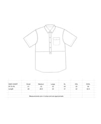 Image 5 of Chambray "Joey" shirtsleeve overshirt