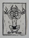 A5 Print - Medieval Demon 