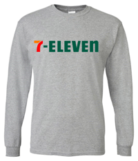 Image 1 of 7-11 Long Sleeve T-Shirt  Line Logo