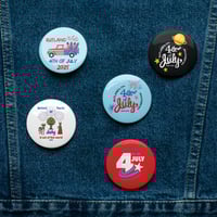 Image 1 of Rutland Fourth of July 2025 - Button Set