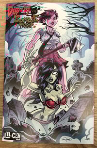 Image 1 of DEAD AT 17 vs ZOMBIE TRAMP Sampler ARTIST PROOF (A)