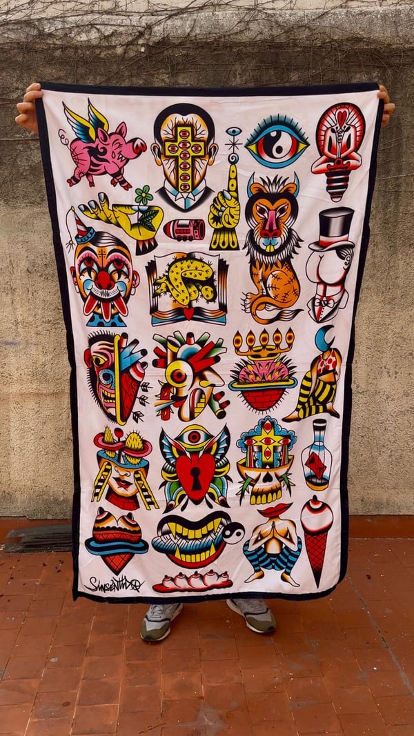 Image of FLASH TATTOO TOWEL