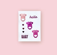 Image 2 of Hello Baby | New Born Baby Card