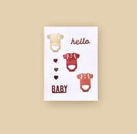 Image 1 of Hello Baby | New Born Baby Card