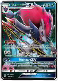 Zoroark GX - Shining Legends - Near Mint