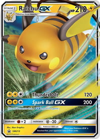 Raichu GX - SM213 - SM Promos - Near Mint