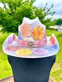 Image 3 of Colorful Frosted Acrylic Cowboy Hat