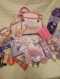 Image 2 of Juicy Couture Dreamy Satchel Meets Kuromi & Melody Bundle 