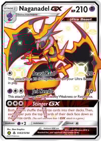 Naganadel GX - Hidden Fates: Shiny Vault - Near Mint