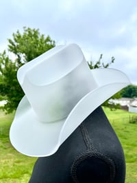 Image 1 of Frosted Acrylic Cowboy Hat