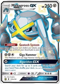 Metagross GX - 157a/145 - Alternate Art Promos - Lightly Played
