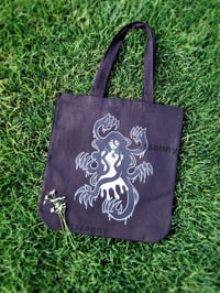 Image 2 of Hair Ghost Canvas Tote Bag