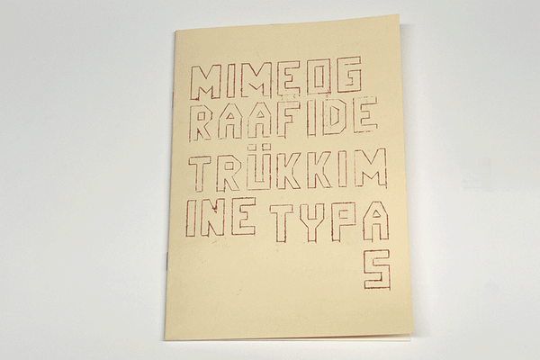 Image of Mimeograafide Trükkimine TYPAS