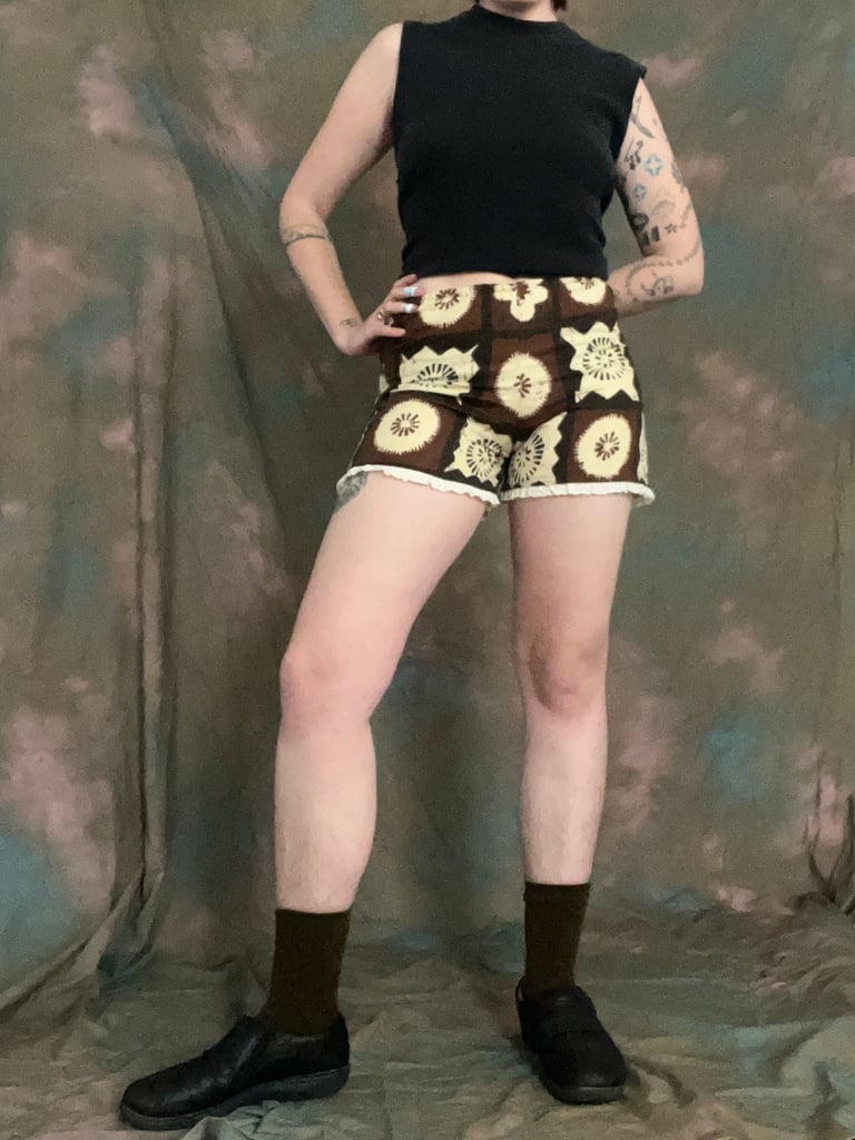 brother ruffle shorts: pucker bunch