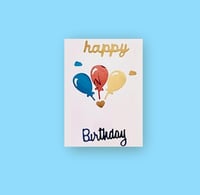 Image 2 of Happy Birthday Greeting Card from coffee capsules