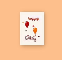 Image 3 of Happy Birthday Greeting Card from coffee capsules