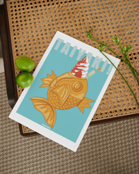 Image 1 of Affiche Taiyaki Magicarpe