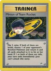 Minion of Team Rocket - Gym Heroes Lightly Played
