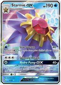 Starmie GX - Hidden Fates - Near Mint