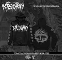 Image 2 of INTEGRITY DARKSKULL HOODIE 813 ART WORK LIMITED EDITION