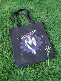 Image 2 of Cosmic Queen Canvas Tote Bag