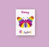 Image 1 of Butterfly Alebrije Birthday Card