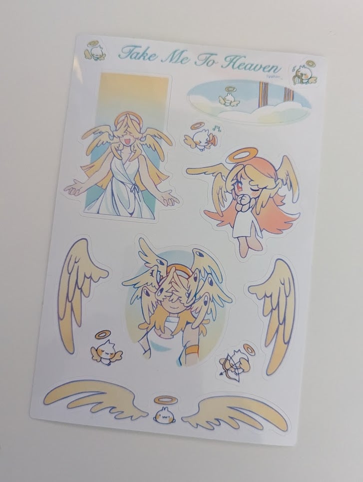 take me to heaven sticker sheet Image 2