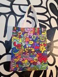 Image 4 of Guice Geometric Rainbow Tote Bags
