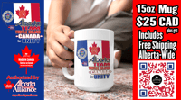 Image 3 of Alberta Team Turtle Island Canada Unity Mug
