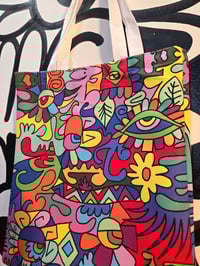 Image 5 of Guice Geometric Rainbow Tote Bags
